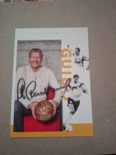 Autogrammkarte guido buchwald - guido,