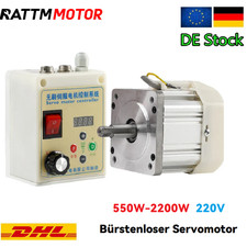 【DE】Brushless Servo Motor 550W-2200W Servomotor With Speed Driver for CNC Lathe