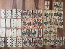 Alte Spielkarten Tarock Karten - unvollständig