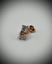 1 Karat Moissanit Ohrstecker