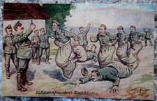 65435 Postcard Soldatenfreuden