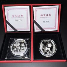 China 2 x 1 Oz Silber Panda