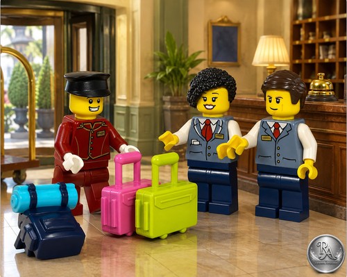 Lego minifiguren bus - minifiguren, bahn