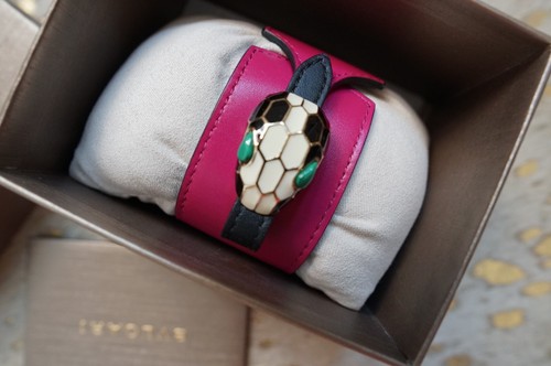 Bulgari serpenti lederarmband - bulgari,