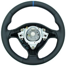 Leder Lenkrad für VW Golf 4 Passat B5 3BG Bora aufgepolstert Daumen 12 Uhr 