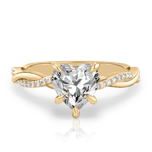 Verlobungsring gelbgold - k,