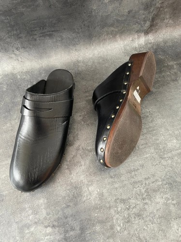 Arket clogs leder schwarz - clogs,