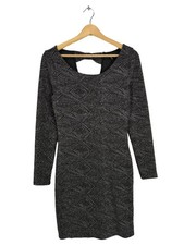 ONLY Cut-Out-Kleid Damen Kleid Gr. DE 38 schwarz-wollweiß Casual-Look