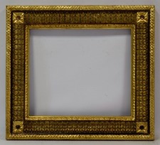 Alter rahmen mit blattmetall - rahmen,