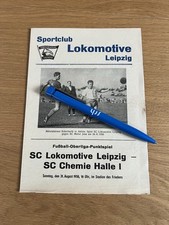 altes Fußball Programm 1958 Lokomotive Leipzig Chemie Halle, Motor Jena