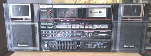 Hitachi trk w550e boombox leer - trk-w550e,