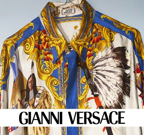 Gianni versace seidenhemd - versace,