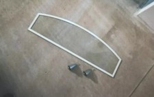 Glasregal Wandregal Glasboden Ablage Glas Regal Glasboden 58x18cm Klarglas TOP