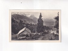 6375) GAMSHÜTTL mit Blick auf GARMISCH PARTENKIRCHEN u. Zugspitze -  ALT !