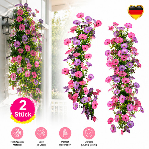 Künstliche blumenreben lila - blumenreben,