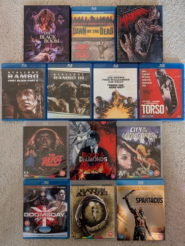 Diverse und blu - diverse, uk-blu-rays