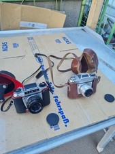 2 x DDR Kamera Exa 1B + 500 Fotoapparat mit Obektiv
