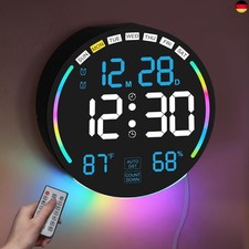 Digitale Wanduhr,10,3" Große