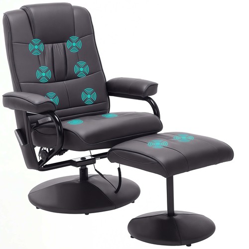 Massagesessel mit hocker - massagesessel,