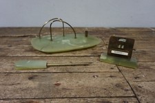 Art Deco Banker Kalender 30er 40er Ewiger Kalender Onix Schreibtischset