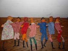 Konvolut alter Kasper Figuren