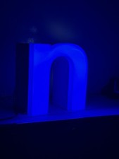 Leuchtbuchstabe N Reklame Werbung Leuchtreklame LED