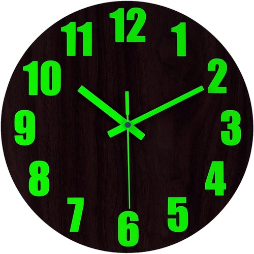 Holz wanduhr mit - 30,