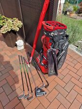 Golfequipment, Max Trage- u. Stand-Bag, MAX-Golfschirm  u. Schläger div. Herst.
