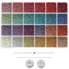 24 Farben Rocailles für