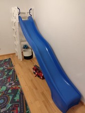 Riesige Kinderrutsche, Wellenrutsche für den Garten, sehr guter Zustand in blau 