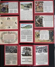 Historische Lied Postkarten