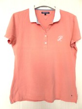 TOMMY HILFIGER Baumwolle Stretch Polo Shirt Gr. M / 40 altrosa