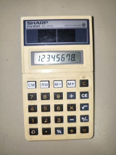 Sharp elsi mate - el-240s, solar