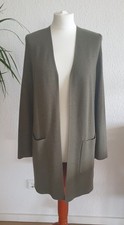 Cardigan Franco Callegari, offen, graugrün, Grösse s, schöne Qualität