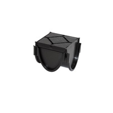 Eckverbinder für Entwässerungsrinne 8,7 cm für Terrassenrinne Regenrinne