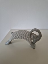 Porzellanfigur Steinbock Weiss