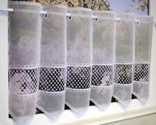 1 Stück 15*40/60 cm Stickpanneau Kurzgardinen Scheibengardinen Bistrogardinen :1