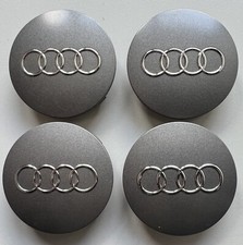 4 Original Audi Embleme Nabendeckel 8T0601170 A3 A4 A5 A6 A7 A8 Q5 TTRS DEMO