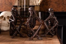 Set Skelett Halloween Figuren