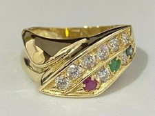 EDLER DAMENRING 14K massiv