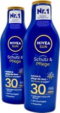 2x NIVEA SUN Schutz & Pflege