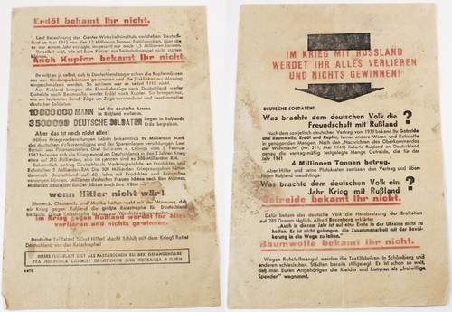1944 wehrmacht flugblatt - wehrmacht,