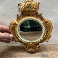 Keramik Wandspiegel 70er Jahre