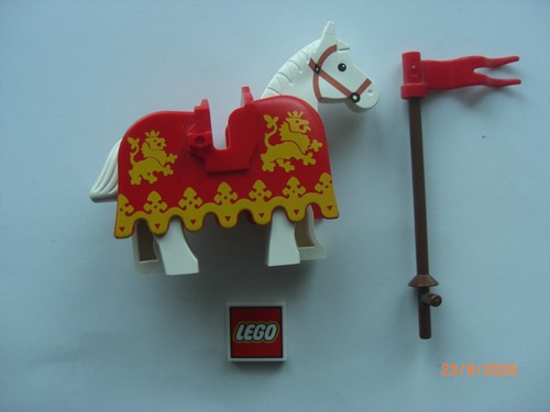 Lego pferd mit pferdedecke - pferd,