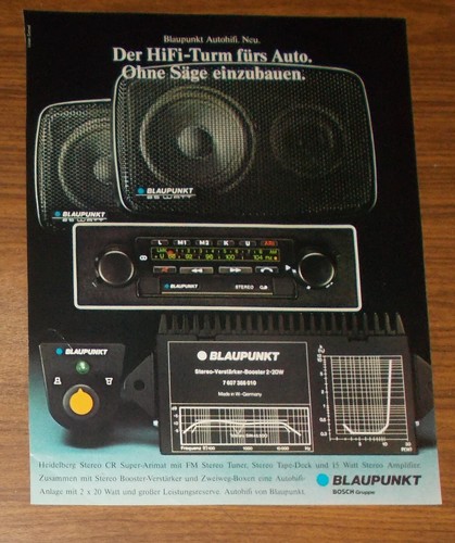 Seltene werbung blaupunkt - seltene,