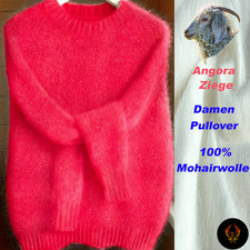 Rundhals Pullover 100% Angora-