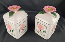 2 Porzellan Deckeldosen Villeroy & Boch Wildrose