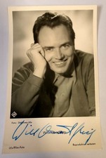 Will Quadflieg Autogrammkarte Foto Signiert UFA FK