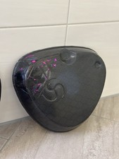 Simson Carbon Seitendeckel Forged Carbon Blau/ lila