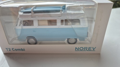 Combi surfbus blau - vw, 1:43
